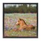 Stupell Industries Foal Horse Lounging Flower Meadow Framed Floater Canvas Wall Art